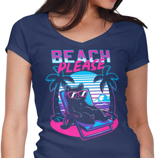 Summer Cat - Women's V-Neck