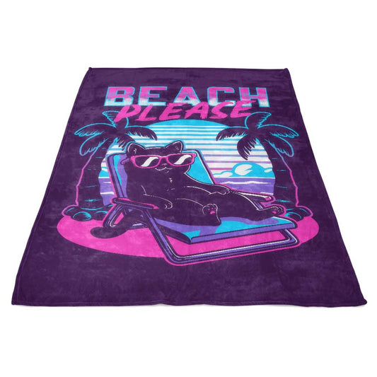 Summer Cat - Fleece Blanket