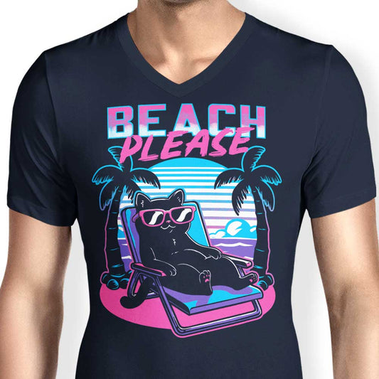 Summer Cat - Men's V-Neck