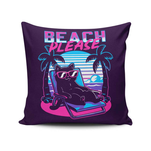 Summer Cat - Throw Pillow