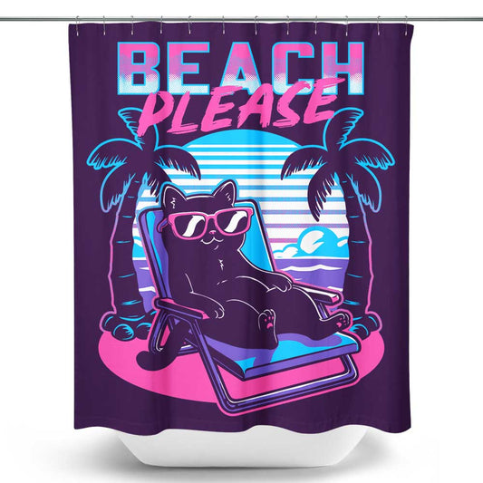 Summer Cat - Shower Curtain