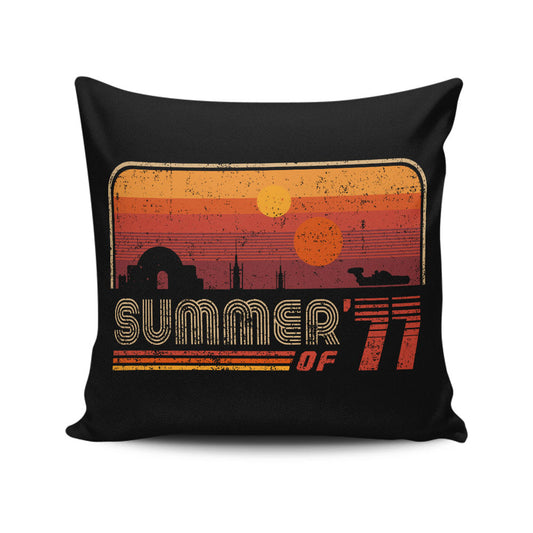 Summer of '77 - Throw Pillow