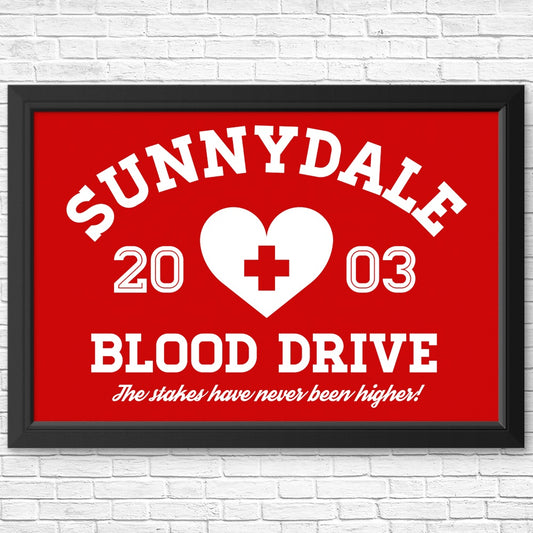 Sunnydale Blood Drive - Posters & Prints