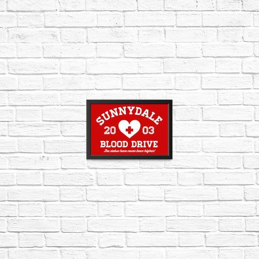 Sunnydale Blood Drive - Posters & Prints