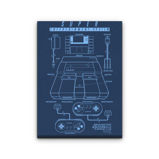 Super Entertainment System - Canvas Print