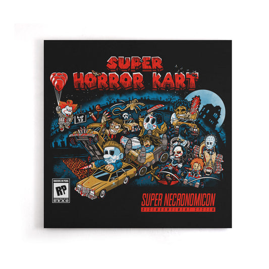 Super Horror Kart - Canvas Print