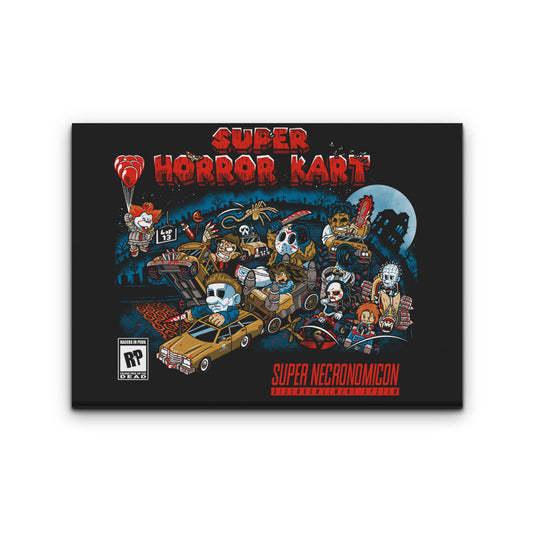 Super Horror Kart - Canvas Print