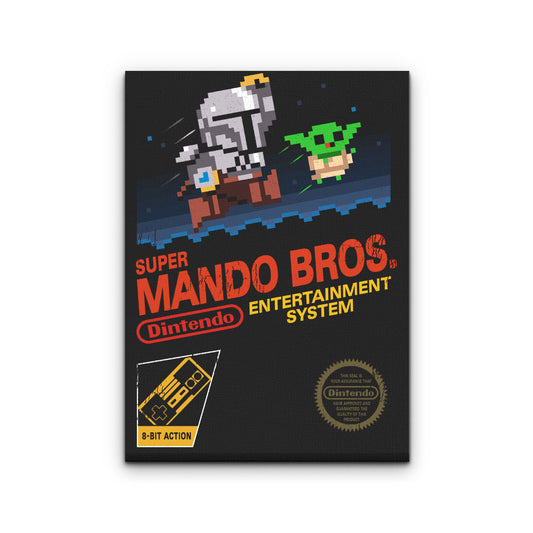 Super Mando Bros - Canvas Print