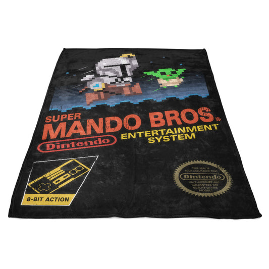 Super Mando Bros - Fleece Blanket