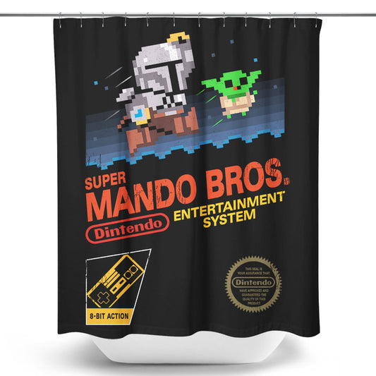 Super Mando Bros - Shower Curtain