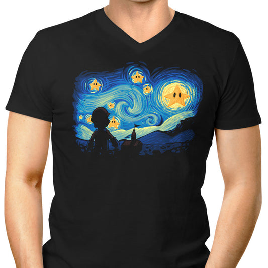 Super Starry Night - Men's V-Neck