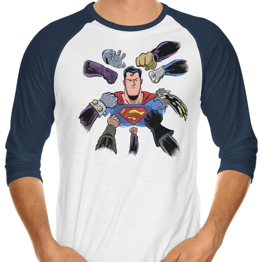 Super Surrounded - 3/4 Sleeve Raglan T-Shirt