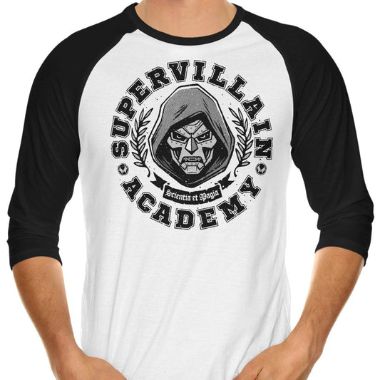 Supervillain Academy - 3/4 Sleeve Raglan T-Shirt