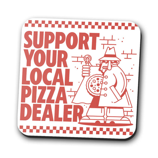 Support Local Pizza - Coasters