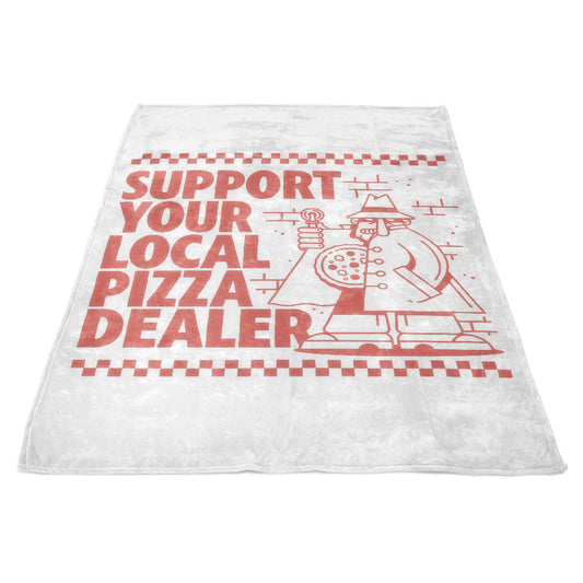 Support Local Pizza - Fleece Blanket