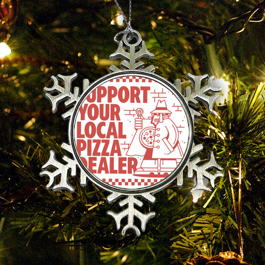 Support Local Pizza - Ornament