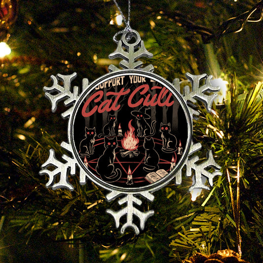 Support Your Cat Cult - Ornament