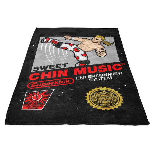 Sweet Chin Music - Fleece Blanket