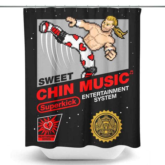 Sweet Chin Music - Shower Curtain