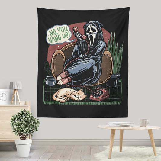 Sweet Phone Call - Wall Tapestry
