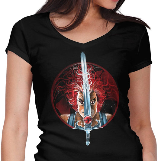 Sword of Omens - Women's V-Neck