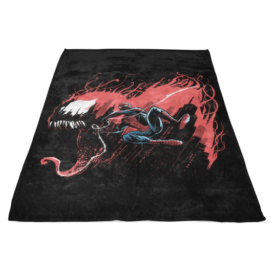 Symbiote Hunt - Fleece Blanket