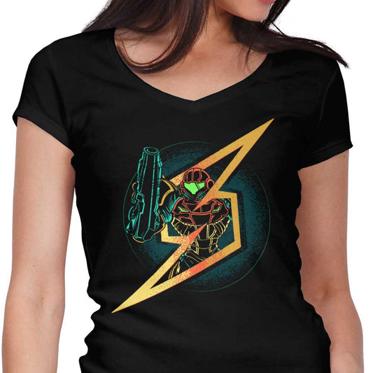 Symbol of Samus - Women's V-Neck