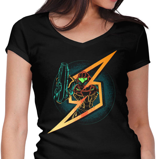 Symbol of Samus - Women's V-Neck