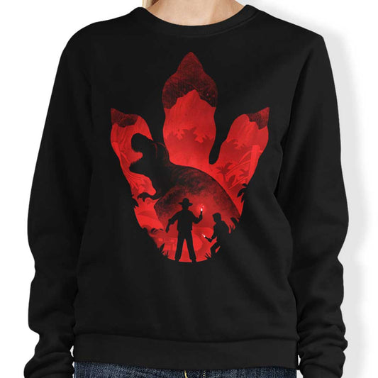 T-Rex Footprint - Sweatshirt
