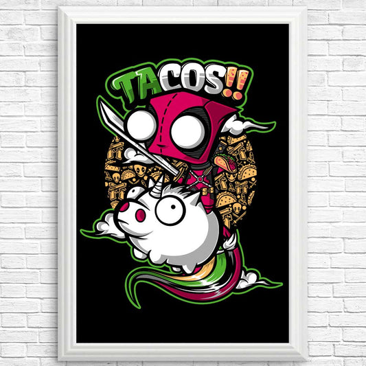 Tacos and Unicorns - Posters & Prints