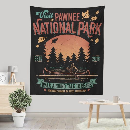 Talk to Bears - Wall Tapestry