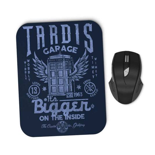 Tardis Garage - Mousepad