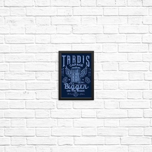 Tardis Garage - Posters & Prints