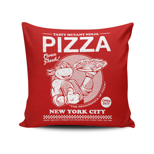 Tasty Mutant Ninja Pizza - Throw Pillow