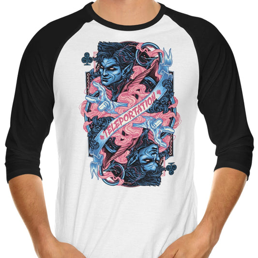 Teleportation - 3/4 Sleeve Raglan T-Shirt