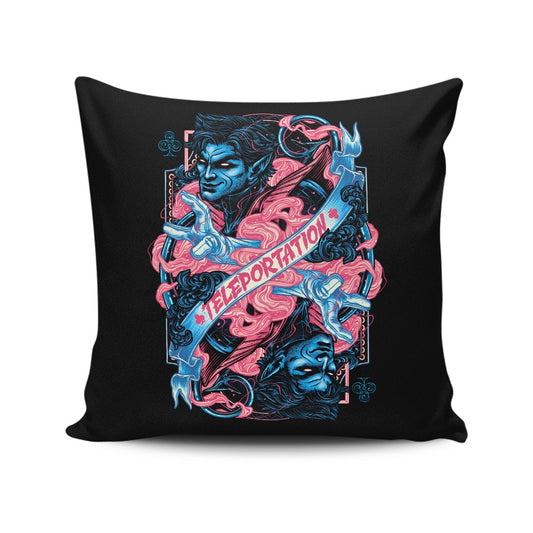 Teleportation - Throw Pillow