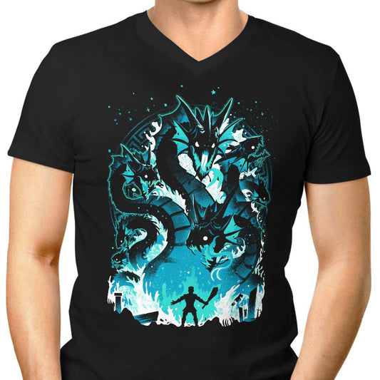 Terror of the Tides - Men's V-Neck