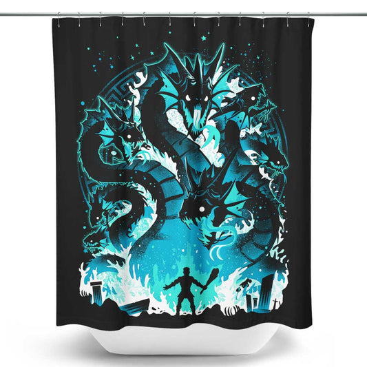 Terror of the Tides - Shower Curtain