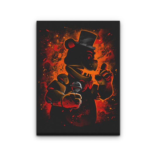 The Animatronic Bear - Canvas Print