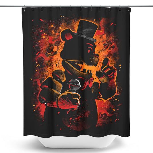The Animatronic Bear - Shower Curtain