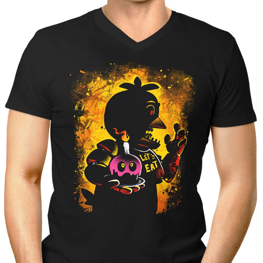 The Animatronic Chicken - Men's V-Neck