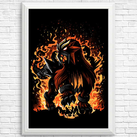The Beast of Roaring Flames - Posters & Prints