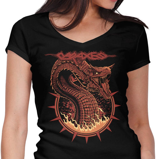 The Blood Wyrm - Women's V-Neck