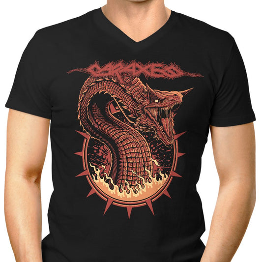 The Blood Wyrm - Men's V-Neck