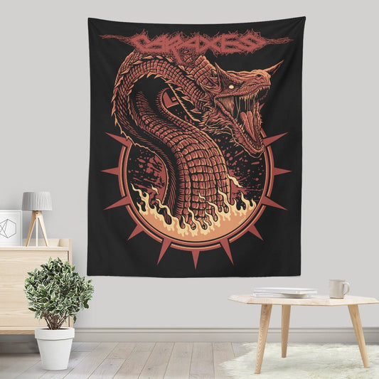 The Blood Wyrm - Wall Tapestry