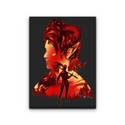 The Burning Spark - Canvas Print