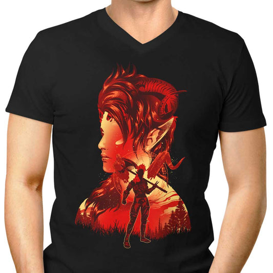 The Burning Spark - Men's V-Neck