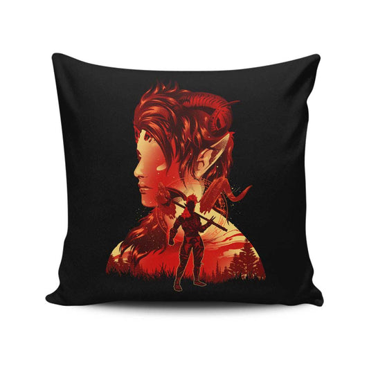 The Burning Spark - Throw Pillow