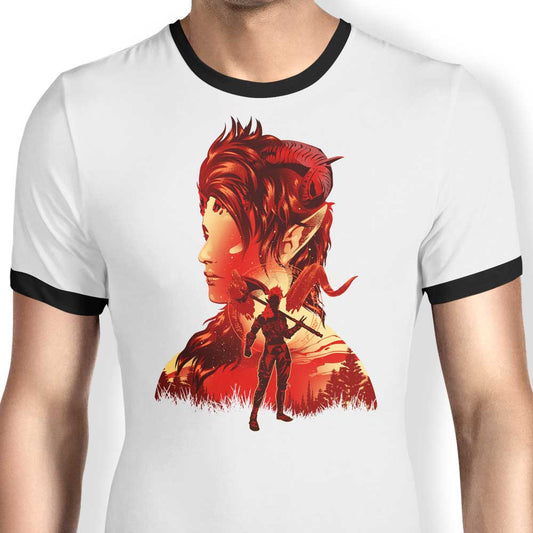 The Burning Spark - Ringer T-Shirt