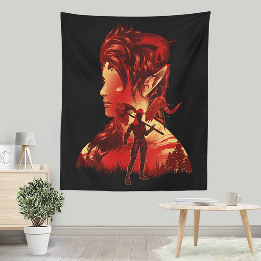 The Burning Spark - Wall Tapestry